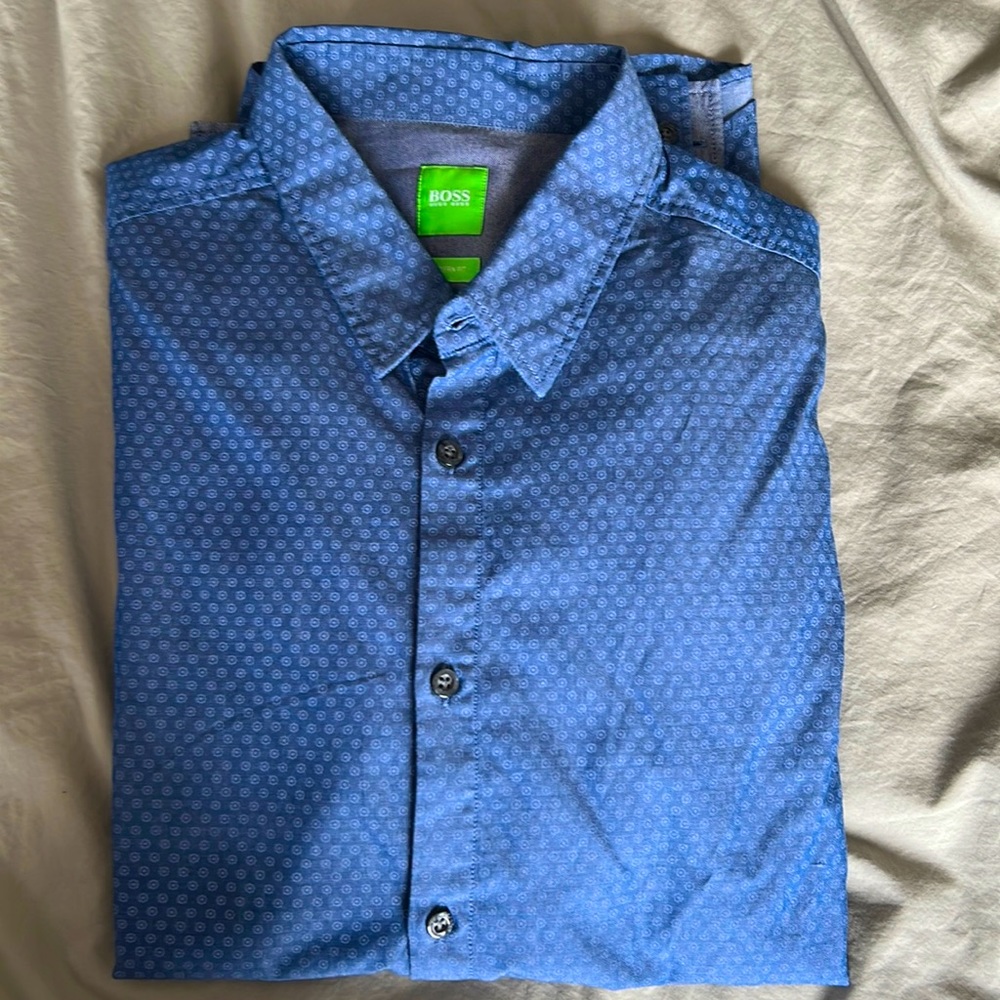 Hugo Boss long sleeve modern fit L men’s dress shirt